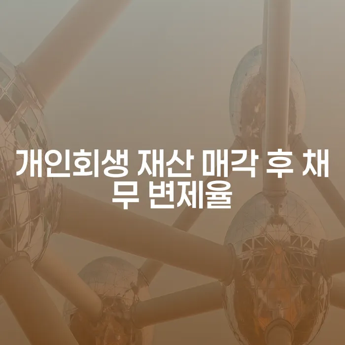 개인회생 재산 매각 후 채무 변제율을 높이는 방법은 무엇일까요?